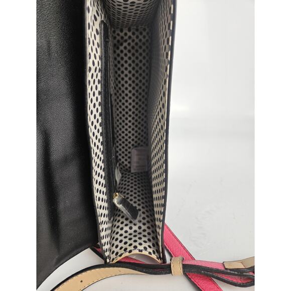 Gianni Bini Crossbody Bag Multi Color Striped Faux Leather Summer Cutie! - Picture 7 of 8